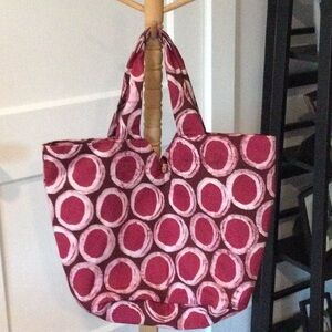 Stylish Pink Patterned Tote Bag from Global Mamas